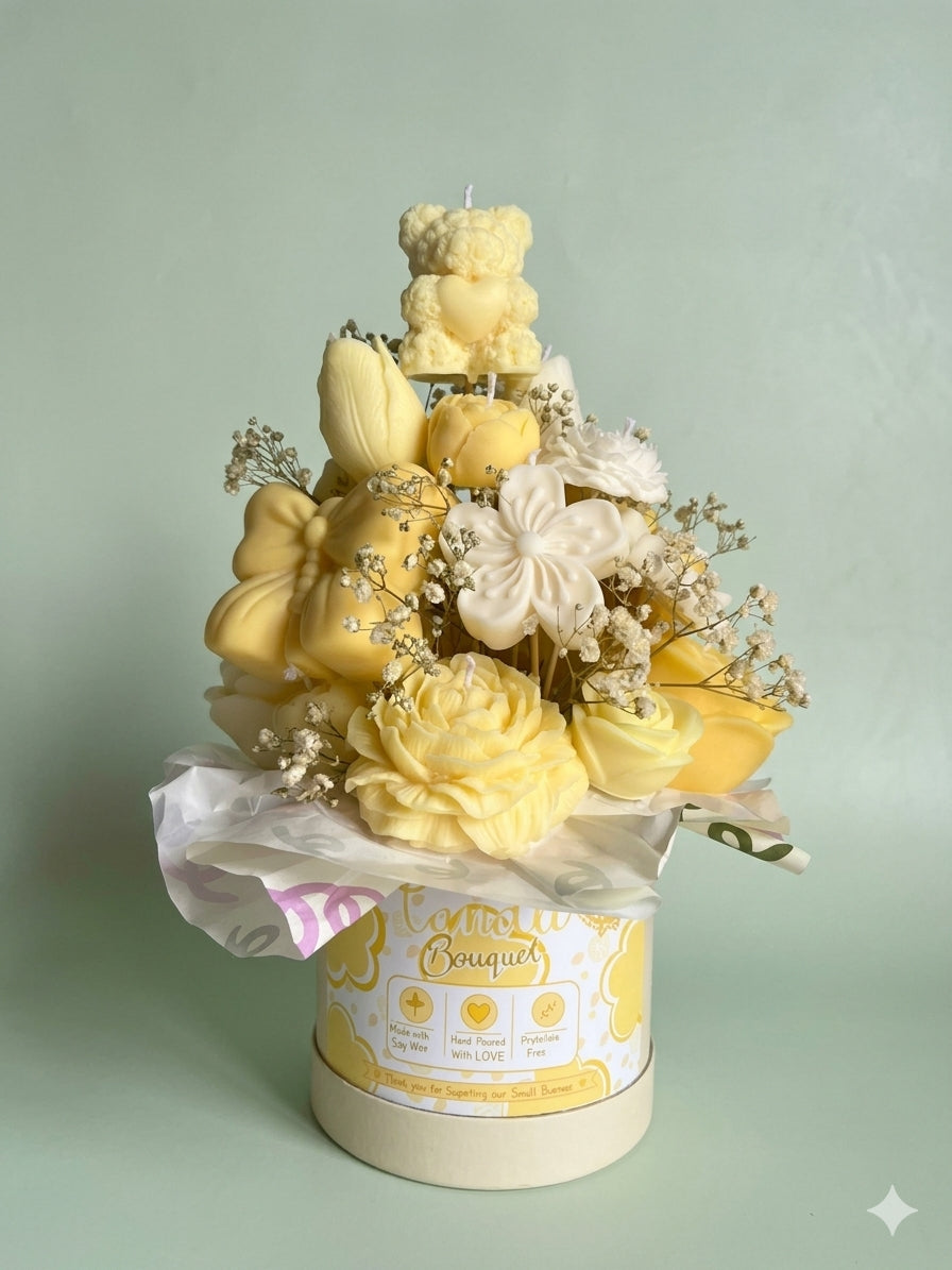 Flower Candle Bouquet