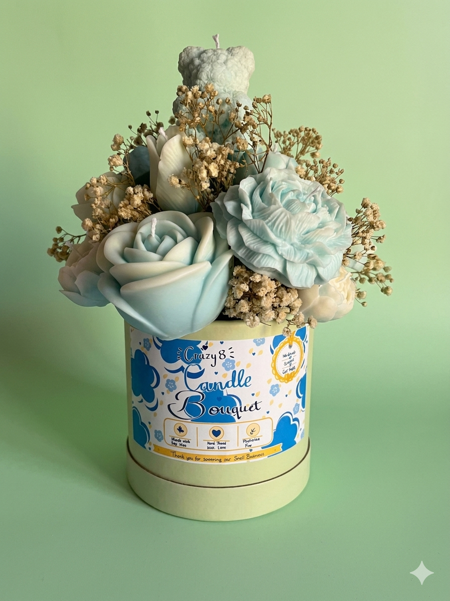 Flower Candle Bouquet