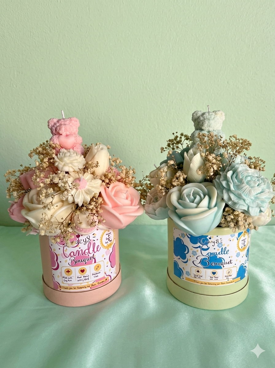 Flower Candle Bouquet