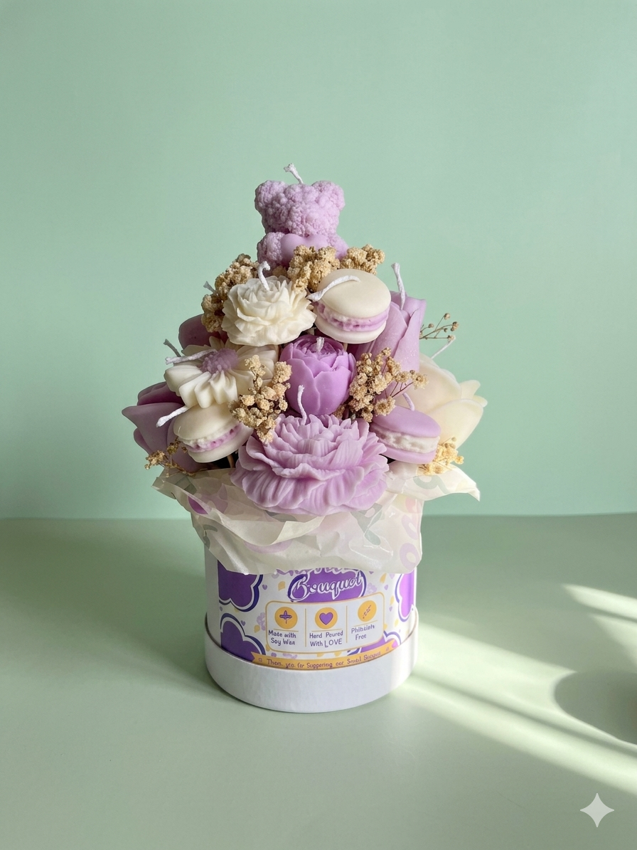 Flower Candle Bouquet